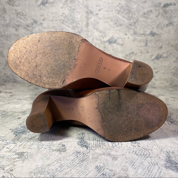 Coach Brown Maxene Western Boots/Booties - Picture 11 of 16